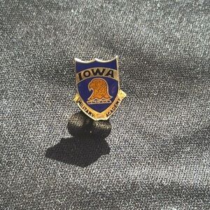 Iowa military academy pin